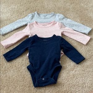 Petit Lem Long Sleeve Bodysuits